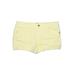 U.S. Polo Assn. Denim Shorts: Yellow Print Bottoms - Women's Size 13 - Stonewash