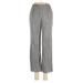 Forever 21 Casual Pants - High Rise Straight Leg Boyfriend: Gray Bottoms - Women's Size Small