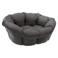 Cover Sofà Anthracite for Ferplast Basket Siesta Deluxe | Size 6: 73x55x27cm