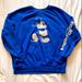 Disney Sweaters | Disney World Royal Blue Mickey Mouse Crewneck - Size Xl | Color: Blue/Silver | Size: Xl