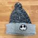 Disney Accessories | Nightmare Before Christmas Winter Hat | Color: Black/Silver | Size: Os