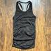 Athleta Tops | Athleta Black/White Speckled Speed-Light Tank Top | Color: Black/White | Size: Xs