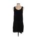 BCBGeneration Casual Dress - Shift Scoop Neck Sleeveless: Black Print Dresses - Women's Size Small