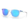 Oakley OO9018 Ojector Sunglasses - Men's Matte Clear Frame Prizm Sapphire Lens 55 OO9018-901811-55