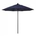 California Umbrella 9' Venture Series Patio Umbrella With Bronze Aluminum Pole Fiberglass Ribs Push Lift With Sunbrella 1A Navy Fabric - California Umbrella ALTO908117-5439