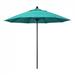 California Umbrella 9' Venture Series Patio Umbrella with Black Aluminum Pole Fiberglass Ribs Push Lift With Sunbrella 1A Aruba Fabric - California Umbrella ALTO908302-5416