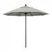 California Umbrella 9' Venture Series Patio Umbrella with Black Aluminum Pole Fiberglass Ribs Push Lift With Sunbrella 1A Granite Fabric - California Umbrella ALTO908302-5402