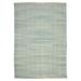 Zola Parquet Light Blue Jute/Rayon Flatweave Area Rug 8'x10' - Amer Rug ZOL50810