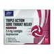 Boots Triple Action Sore Throat Relief 2.4 mg Lozenges - Cherry Flavour - 24 Lozenges