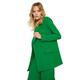 TRENDYOL Damen Trendyol Damen Regular Zweireihig Plain Webstoff Blazer Coat, Grün, 36 EU