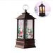 Christmas Candle Lantern Decorative Lantern with Led Candle Battery Operated Hanging Lanterns Flameless Candle Lantern for Xmas Christmas Indoor Outdoor Use