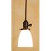 Meyda Tiffany Single Light 5" Wide Mini Pendant with Handmade Shade