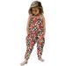 MELDVDIB Toddler Girls Kids Jumpsuit One Piece Floral Dinosaur Playsuit Strap Romper Summer Outfits Clothes on Clearance