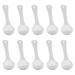 HOMEMAXS 30 Pcs Pet Medicine Scoops Measuring Cup Spoons 1 Gram Powder Quantitative Spoon