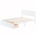 Builddecor Full Storage Platform Bed Wood in Gray | 36.15 H x 57.55 W x 75.95 D in | Wayfair miumiuWF196530AAE