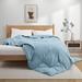 Alwyn Home 600 Fill Power Lightweight Down Blanket Goose Down, Steel in Blue | 90 H x 88 W x 1 D in | Wayfair 379D63EDDE4040CA8B0FFE57B32A27C0