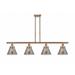 Innovations Lighting - Cone - 4 Light Island In Industrial Style-10 Inches Tall