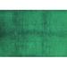 Ahgly Company Indoor Rectangle Oriental Green Industrial Area Rugs 2 x 4