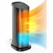 Space Heater 1500W Portable tower space heater 3 modes thermostat remote control timer 90Â°Oscillation overheat tip over protection electric space heater for under desk office/home/indoor/room