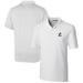 Men's Cutter & Buck White Miami Marlins Forge Stretch Polo