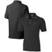 Men's Cutter & Buck Black Cincinnati Reds Big Tall Advantage Tri-Blend Pique Polo