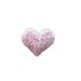 NUOLUX Rhinestone Style Car Perfume Base Heart Shape Aromatherapy Solid Perfume Diffuser Auto Vehicle Inner Dashboard Decoration Ladies Gift (Colorful Pink)