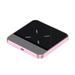 Lomubue Wireless Charger Ultra Thin Mirror Surface Aluminum Alloy 15W Mobile Phone Desktop Wireless Fast Charging Pad for Samsung for Huawei for iPhone for Xiaomi