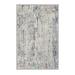 White Rectangle 3'11" x 5'11" Area Rug - East Urban Home Drey Machine Made Power Loomed Polyester Area Rug in Gray/Ivory Polyester | Wayfair