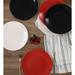 East Urban Home Calae 6 Piece Dinnerware Set, Service for 6, Ceramic in Red/White/Black | Wayfair BBFC21B54B9E489A89E0F0940C12EB3F
