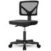Wade Logan® Ataya Task Chair Upholstered, Polyester in Black/Brown | 34.25 H x 19.68 W x 19.68 D in | Wayfair 200BAF3431494C8F9FAF66DB13C24E59