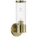 Banca 1 Light Antique Brass ADA Single Sconce