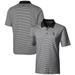 Men's Cutter & Buck Black Chicago White Sox Forge Tonal Stripe Stretch Polo