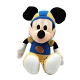 Disney Toys | Disney Mickey Mouse Doll Yellow 10" Uniform Blue Helmet Plush Football | Color: Blue/Yellow | Size: 10"
