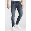 Skinny-fit-Jeans PEPE JEANS "Finsbury" Gr. 30, Länge 34, blau (dark used) Herren Jeans Skinny-Jeans