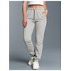 Sweathose TRIGEMA "TRIGEMA Sweathose", Damen, Gr. S, US-Größen, grau (grau, melange), 70% Baumwolle, 30% Polyester, sportlich, Hosen