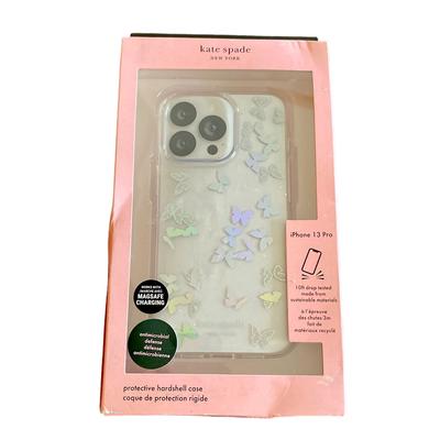 Kate Spade Cell Phones & Accessories | Kate Spade : Nib Iphone 13 Pro Hardshell Phone Case | Color: Silver/White | Size: Iphone 13 Pro