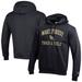 Men's Champion Black Wake Forest Demon Deacons Track & Field Icon Powerblend Pullover Hoodie
