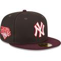 Men's New Era Brown/Maroon York Yankees Chocolate Strawberry 59FIFTY Fitted Hat