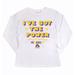 Girls Youth Gameday Couture White ECU Pirates PoweredBy Got the Power Long Sleeve T-Shirt