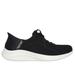 Skechers Women's Slip-ins: Ultra Flex 3.0 - Brilliant Sneaker | Size 7.0 Wide | Black | Textile | Vegan | Machine Washable