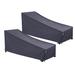 2023 F&J Outdoors Patio Chaise Lounge Covers Set of 2 w/ 3 Year Warranty in Gray | 30 H x 79 W x 30 D in | Wayfair FJ-US-WFG-H50(2)