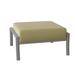 Woodard Fremont Outdoor Ottoman w/ Cushion Metal in Brown | 14.8 H x 28.25 W x 25.8 D in | Wayfair 9U0486-72-24T