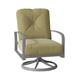 Woodard Fremont Outdoor Rocking Metal Chair in Gray/Brown | 35.5 H x 28.25 W x 35.75 D in | Wayfair 9U0477-72-26T