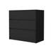 Avra 3 Drawer Dresser, Manufactured Wood Top and Front Chest of Drawers - FM Furniture FM8959CLW