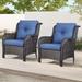 Outdoor Furniture Set Patio Wicker Chairs Set of 2