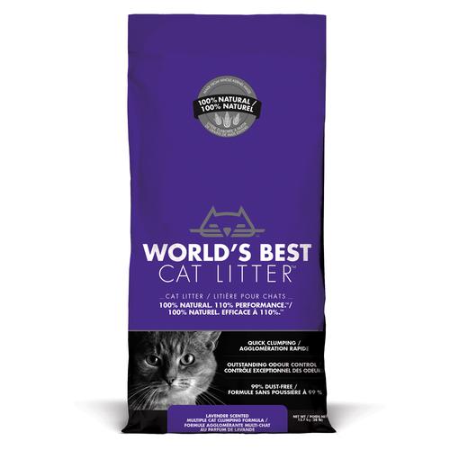 2 x 12,7 kg Sparpaket - Worlds Best Cat Litter Lavender Scented Katzenstreu