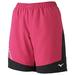 Mizuno 62JB9001 Tennis Wear Game Pants Standard Sweat Absorbent Quick Drying Soft Tennis Badminton Berry Pink x Black Japan M (Equivalent to Japanese Size M)