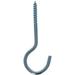 25PCS 2.2 Eye Screw Self-Tapping Screws Blue Zinc Plated Screw-in Ceiling Hooks Hanging Hooks Mug Hooks Plant Hooks Open End Eye Bolt Hooks for Home Office and Workplace