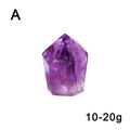 Natural Amethyst quartz Purple Crystal Point Wand Tower Obelisk Healing. F8V1