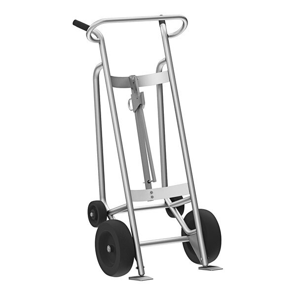 Valley Craft EZY-Rol 1,000 lb. 4-Wheel Aluminum Drum Truck with Pneumatic Wheels F82175A2